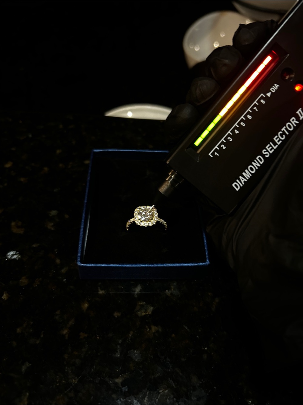 Size 7 | 2ct moissanite ring | 14k gold filling over 925 sterling silver